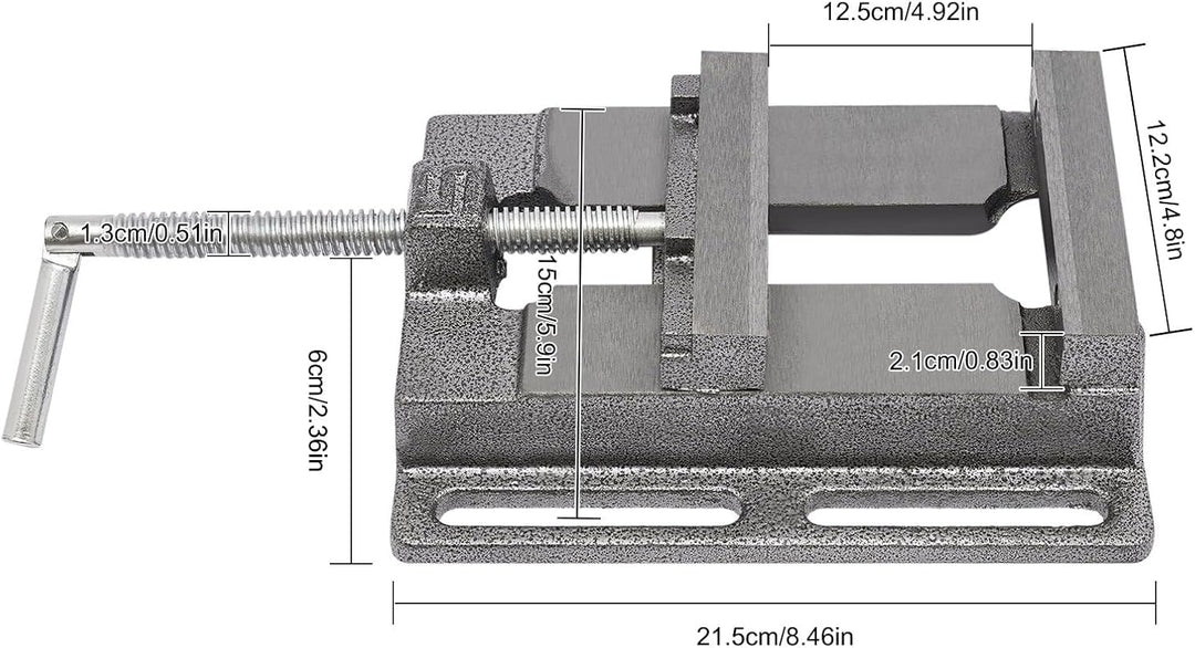 Schraubstock für Bohrmaschine,Maschinenschraubstock,Bohrmaschine Bohrschraubstock Standbohrmaschine