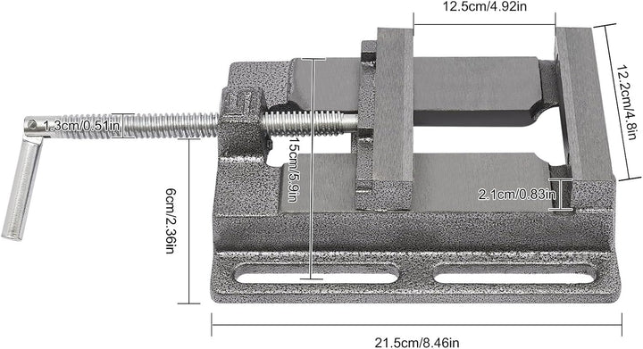Schraubstock für Bohrmaschine,Maschinenschraubstock,Bohrmaschine Bohrschraubstock Standbohrmaschine