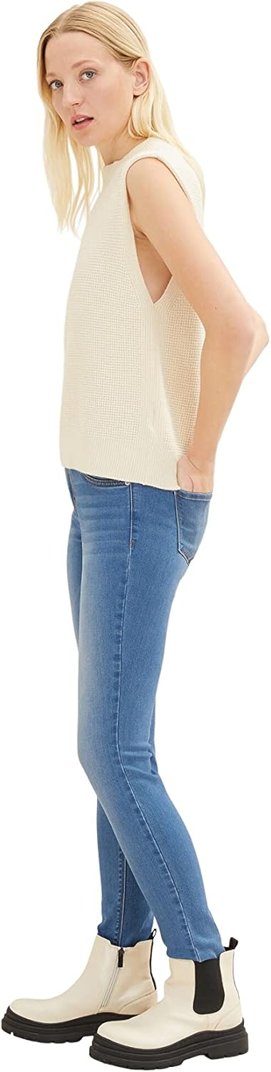TOM TAILOR Damen Alexa Skinny Jeans 25W / 30L 10281 - Mid Stone Wash Denim, 25W / 30L 10281 - Mid St