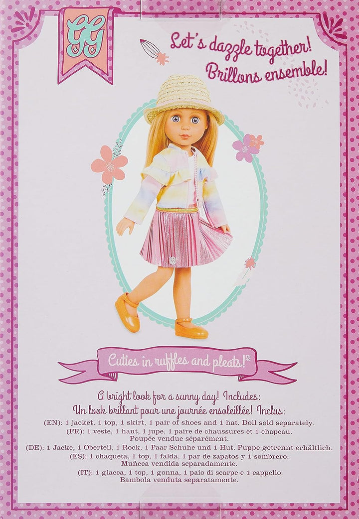 Glitter Girls - Süssigkeiten mit Rüschen und Falten - Niedliches Multicolor-Outfit - Regenbogen Jack
