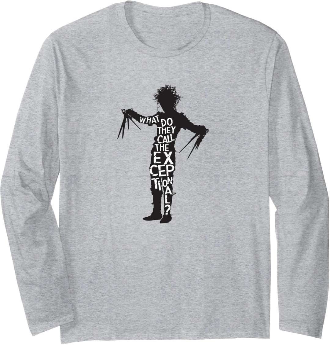 Tim Burton's Edward Scissorhands Movie Quote Langarmshirt