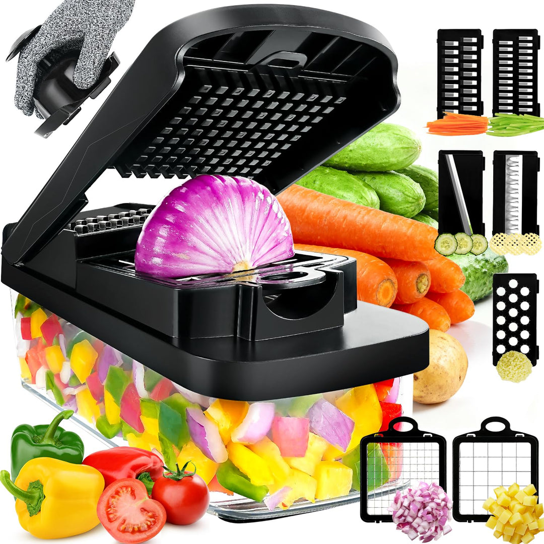 Gemüseschneider, Gemüsehobel Mandoline Gemüsehobel Salatschneider Gurkenhobel Multi Zerkleinerer, Ka
