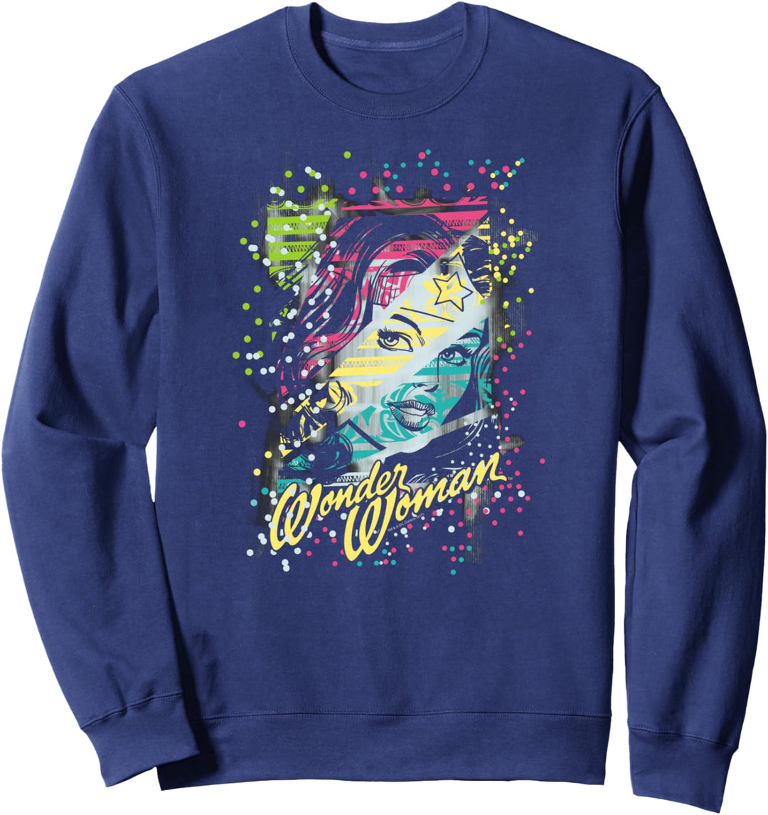 Wonder Woman Color Block Sweatshirt