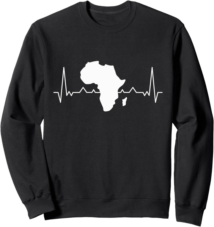Afrika Herzschlag Safari Africa Reise Südafrika Sweatshirt