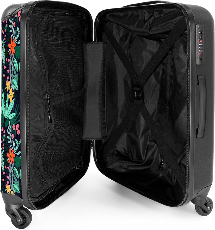 NoBoringSuitcases.com® Handgepäck, Hartschalenkoffer mit TSA Schloss, Trolley, Reisekoffer, Carry on