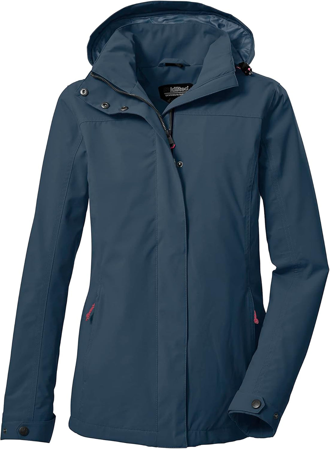 Killtec Damen Kos 92 Wmn Jckt Funktionsjacke/Outtdoorjacke mit abzippbarer Kapuze 46 dunkelblau, 46