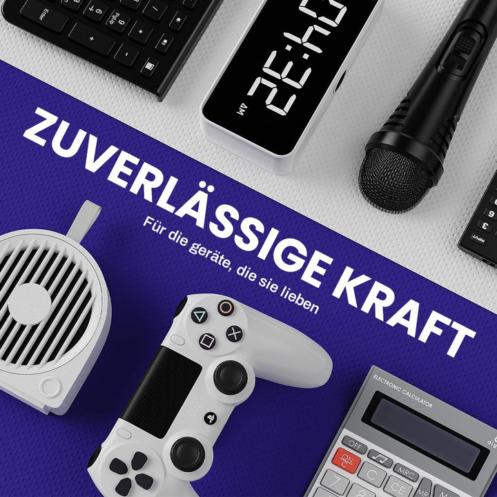 KINGCELL AA Batterien 20 Stück, Hochleistungs Alkaline Batterien AA mit Extrem Langer Lebensdauer, A