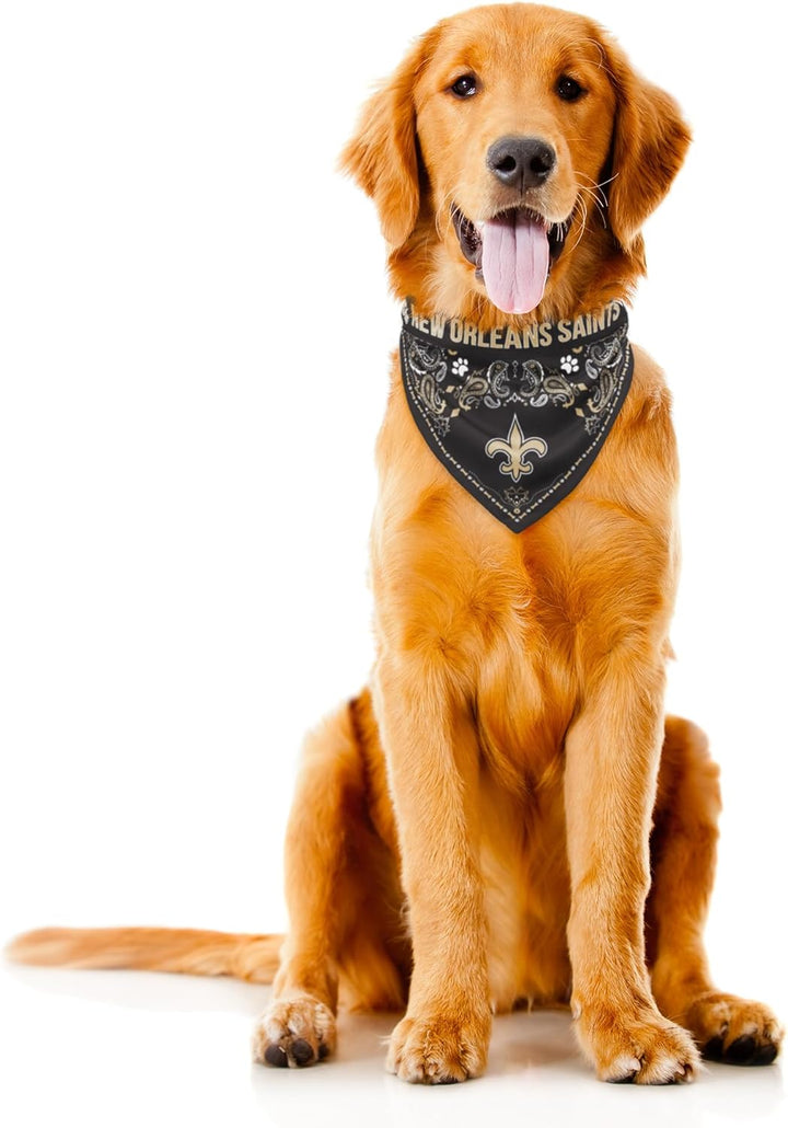 Littlearth NFL Team Hund Bandana New Orleans Saints XS