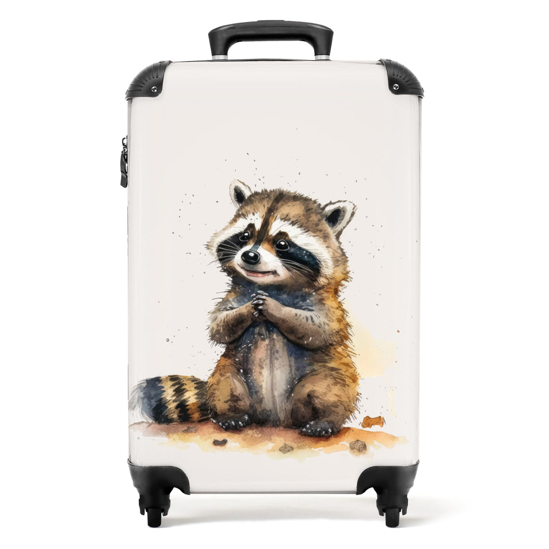 NoBoringSuitcases.com® Koffer Handgepäck Trolley Rollkoffer Kleine Reisekoffer mit 4 Rollen - Waschb