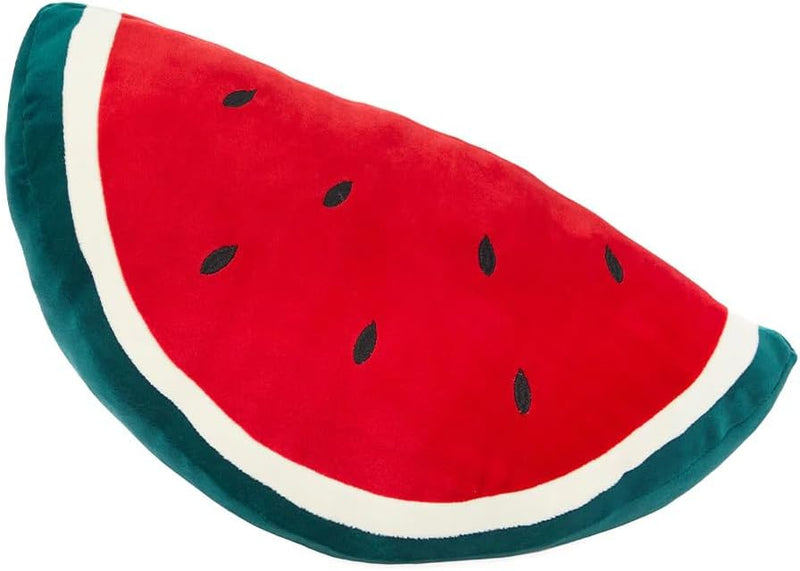 balvi Kissen Fluffy Watermelon Farbe Rot Kissen in Form Einer Wassermelone Polyester