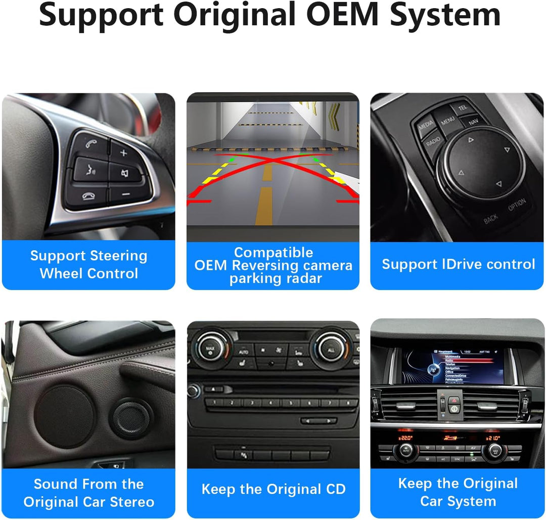 Ultra schmal 12,3-Zoll 1920 * 720 Autoradio für BMW X3 F25 X4 F26 NBT Carplay Android Auto Multimedi