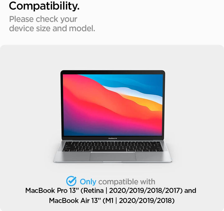 Spigen SafeView Magnetischer Blickschutzfilter für MacBook Pro 13 Zoll (2017-2021), MacBook Air 13 Z