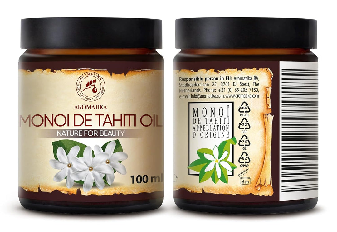 Monoi de Tahiti Öl - 100ml - Gardenia Tahitensis - Körperbutter - Body Butter - Tiare Öl - Emollient