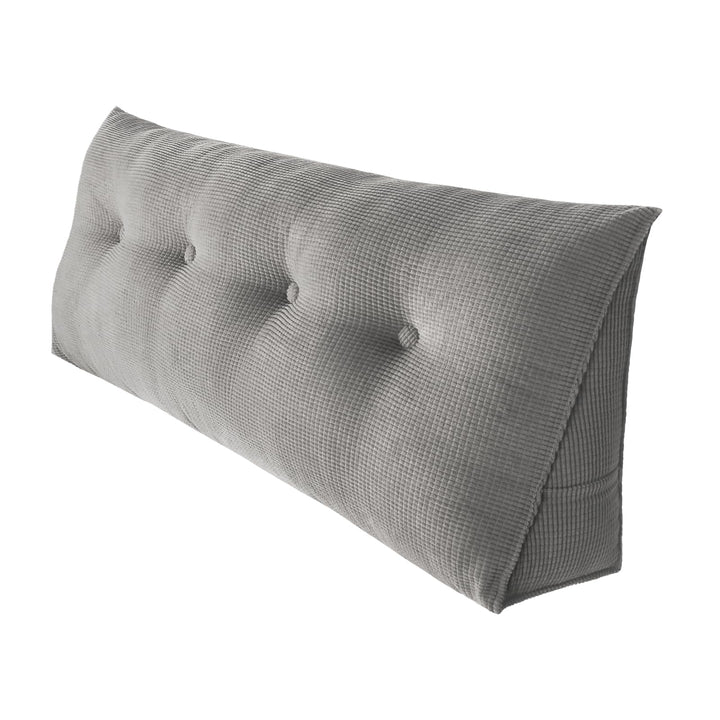 OHMG 120/140/160/180/200 cm Lesekissen für Bett, Rückenkissen, Sofakissen, dreieckiges Kopfteil, Sof