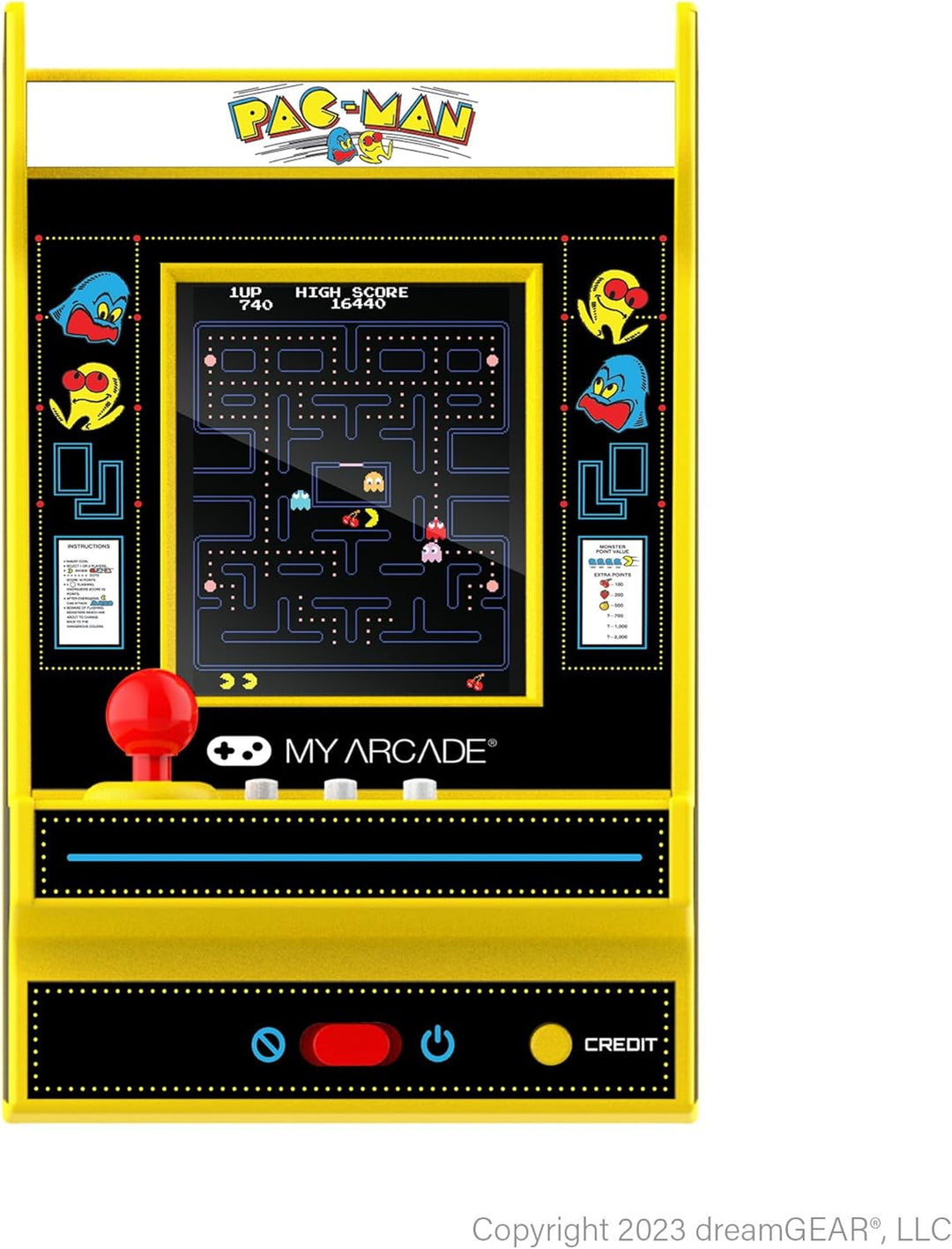 My Arcade DGUNL-4196 PAC-Man Nano Player Pro Portable Retro Arcade