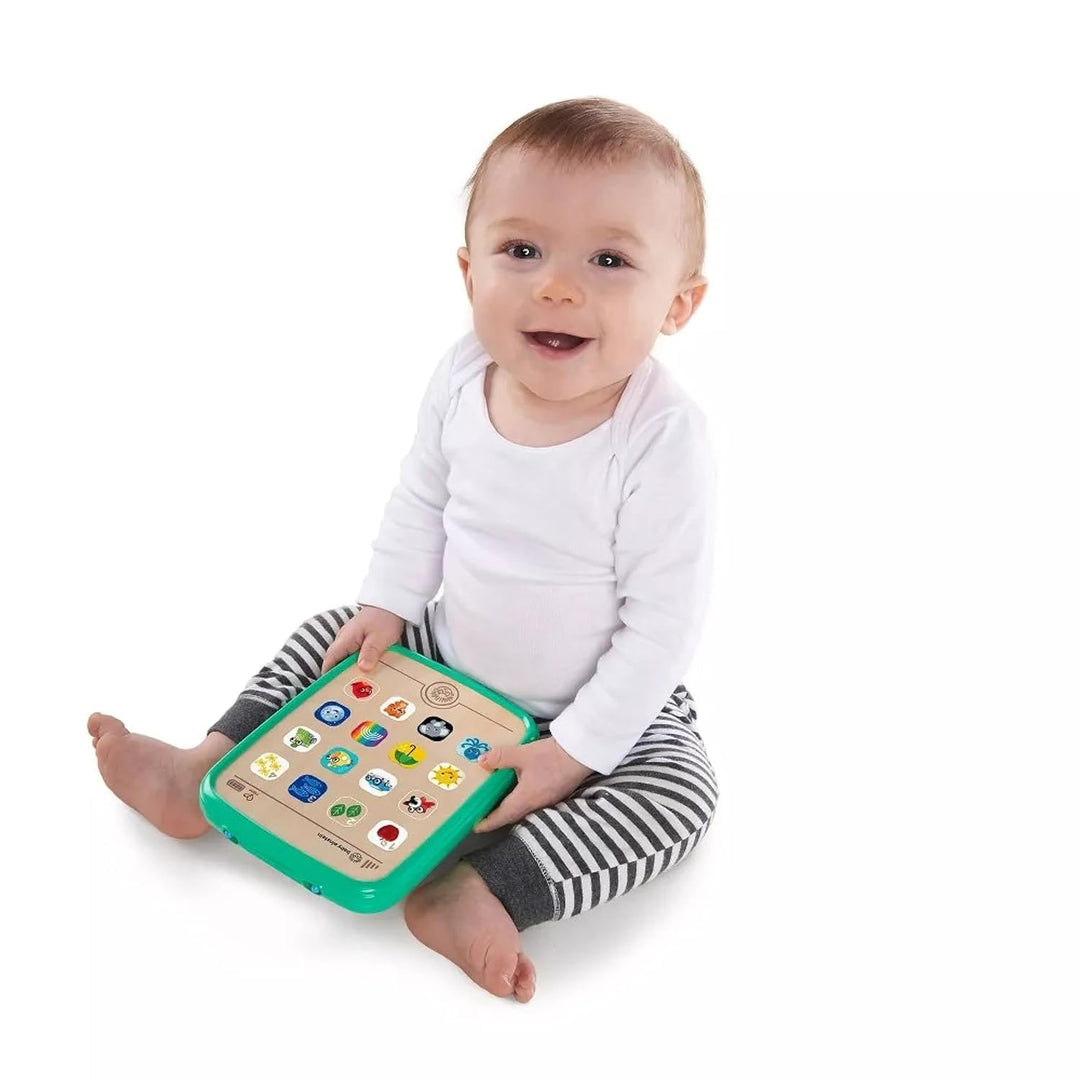 Baby Einstein Hape Magic Touch Tablet Musikspielzeug aus Holz mit über 150 Melodien und 3 Sprachen,