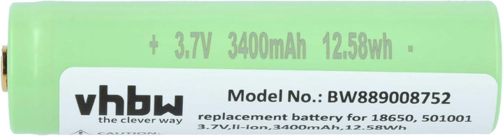 vhbw Akku kompatibel mit Ledlenser P7R SE Edition 2020