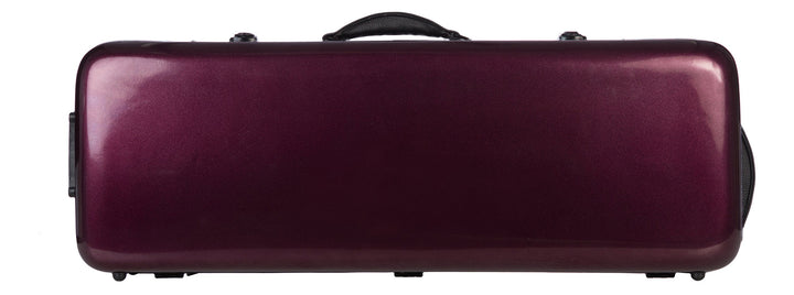 Bratschenkoffer Glasfaser Oblong 38-43 weinrot-shiny M-Case + Notentasche