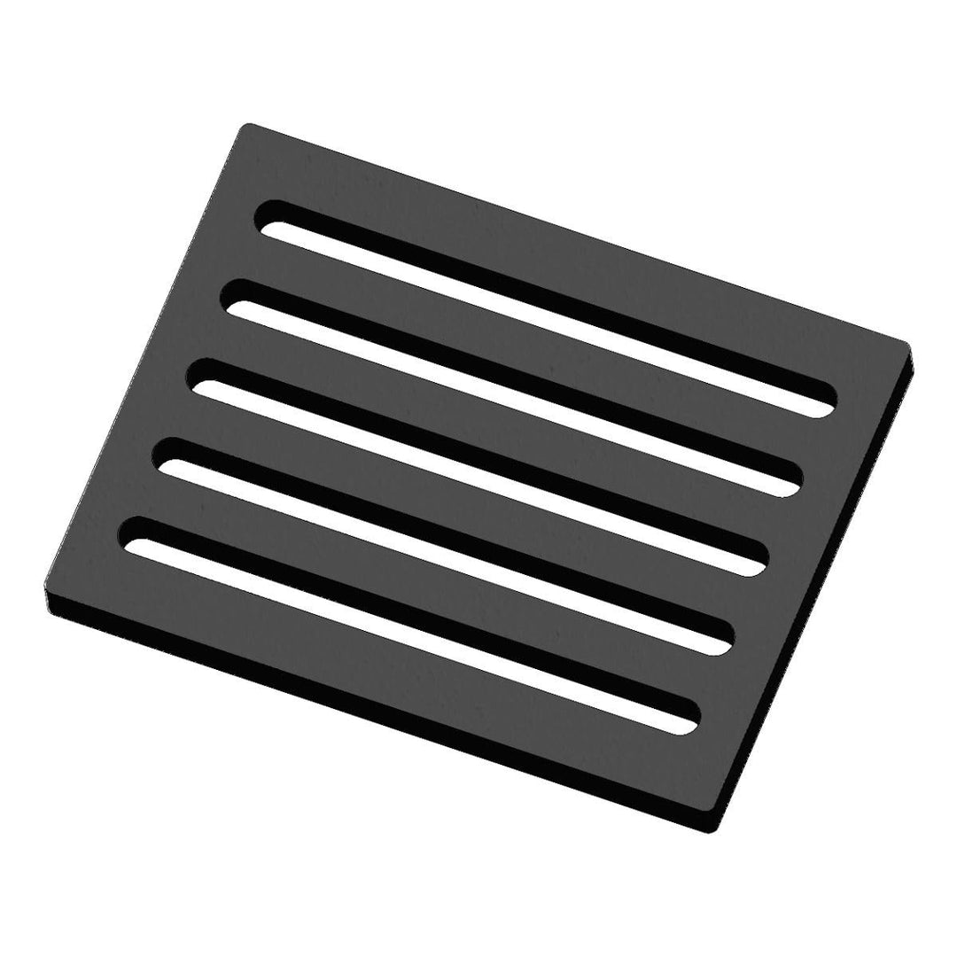 Kaminrost/Ascherost Eckig 210 x 160 x 15 mm für verschiedene Kaminofen Modelle - Ascherost aus massi