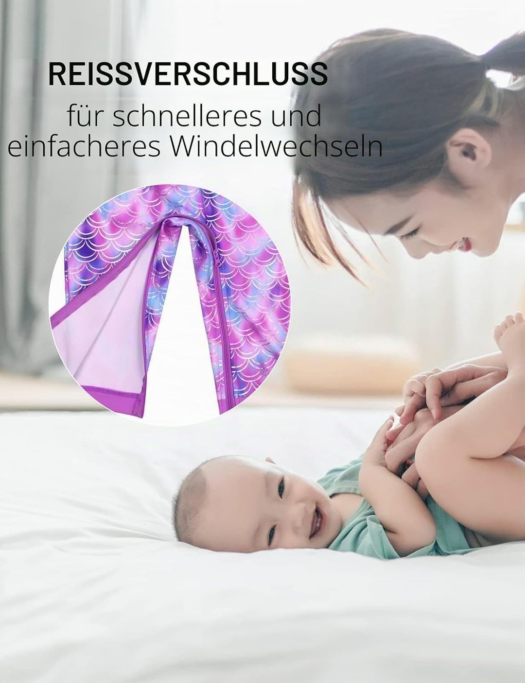 weVSwe Baby Mädchen Langarm Badeanzug UV-Schutz UPF 50+ Einteiler mit Kleinkind Sonnenhut Flap Cap 0