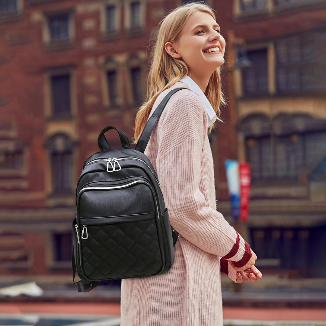 Suweir Rucksack Damen Klein Elegant Damenrucksack Kleiner Cityrucksack Tagesrucksack Wasserdicht Ruc
