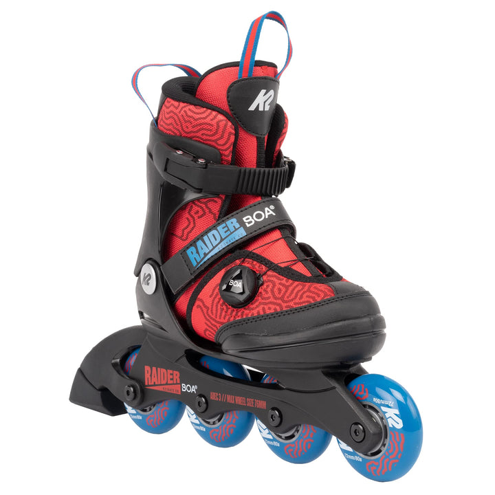 K2 Raider BOA Kinder Inline Skate 2025 red Blue L (EU: 35-40 / UK: 3-7 / US: 4-8) red - blue, L (EU: