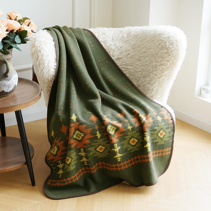 ACUSHLA Tragbare Kuscheldecke MerinoWolle Wolldecke warm Decke TV Decke Kuscheldecke (Wolle) – Gebur