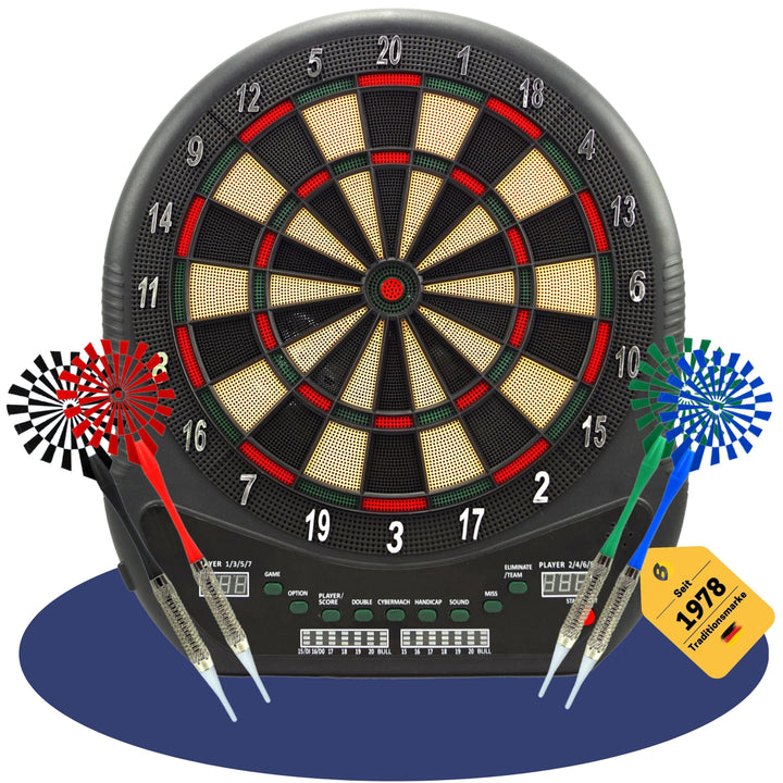Best Sporting Dartscheibe elektronisch Blackpool I elektronische Dartscheibe mit LED-Anzeigen I E-Da