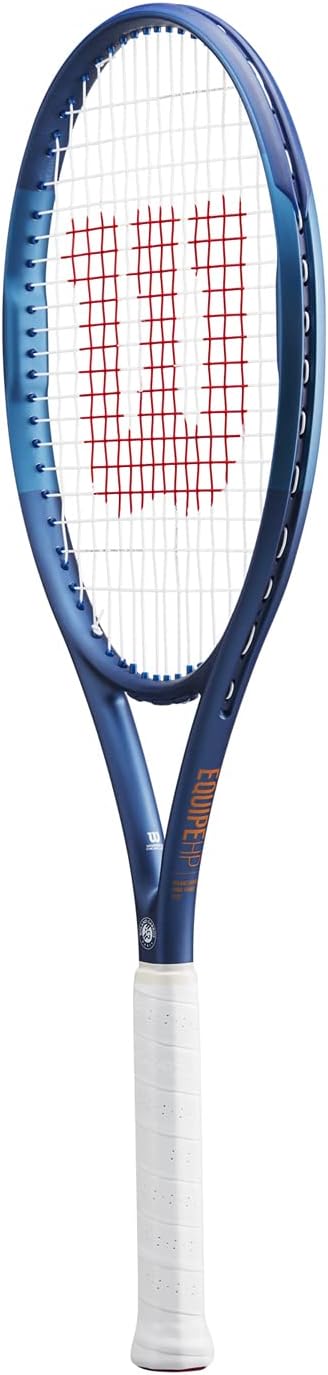 Wilson Tennisschläger Roland Garros Equipe HP, Carbonglasfaser, Grifflastige Balance, 302 g, 68,6 cm