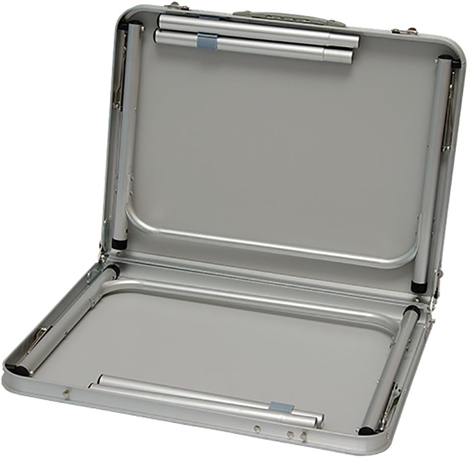 AMANKA Alu Campingtisch 90x60cm - Klapptisch Picknicktisch Leichter Falttisch höhenverstallbar