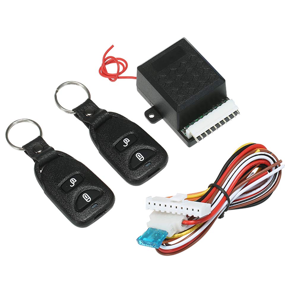 Shkalacar 12V Universal Auto Zentralverriegelung,Zentralverriegelung Türschloss Fahrzeug Schlüssello