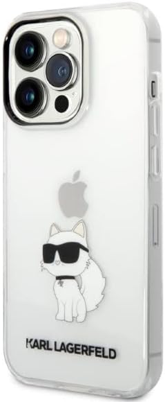 KARL LAGERFELD KLHCP14XHNCHTCT Hülle für iPhone 14 Pro Max 6,7" transparent Hard