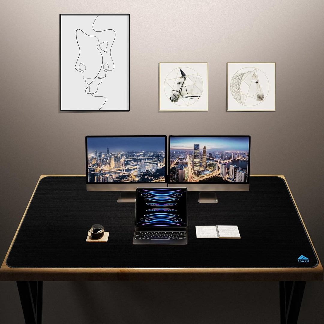 Cacoy 1600x600 mm Übergrösse Gaming-Mauspad XXXL, Grossformat Büro Schreibtischunterlage, Grosses Re