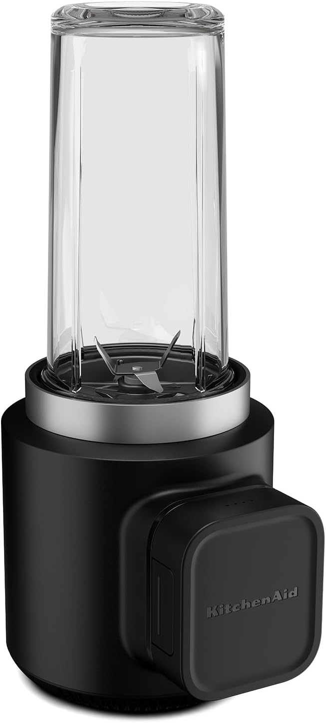 KitchenAid Kabelloser Personal Blender - Go Cordless - 473 ml BPA-freier Becher - Pulse-Taste - Edel