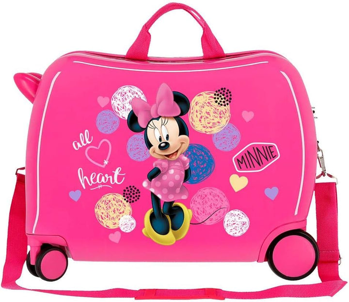 Disney (DIYL9) Love Minnie Infantil, Pink (Rosa) Fuchsia Kinderkoffer, Fuchsia Kinderkoffer