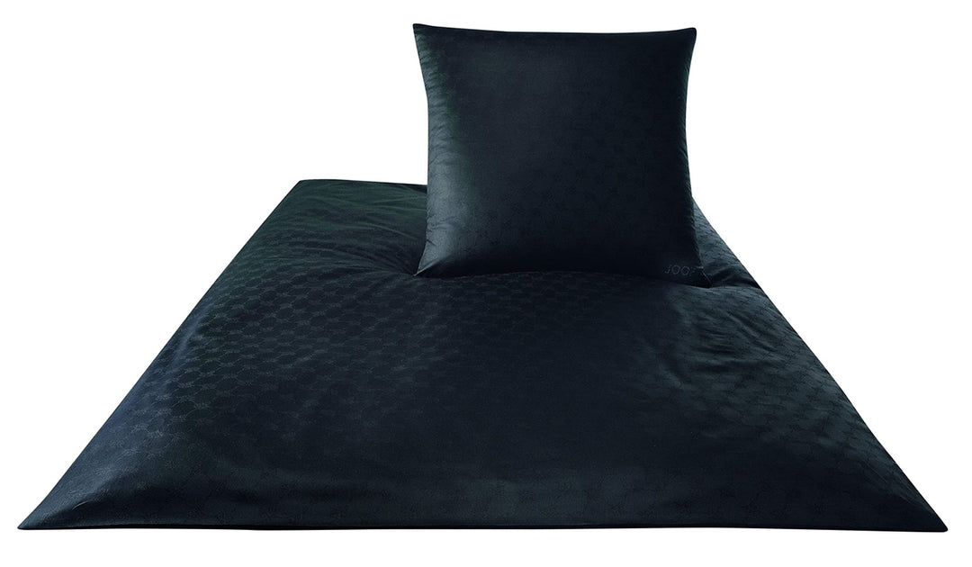 Joop! Bettwäsche Cornflower 4020 schwarz - 09 2X 80x80 cm - 200x220 cm 200x220 cm + 2x 80x80 cm Schw