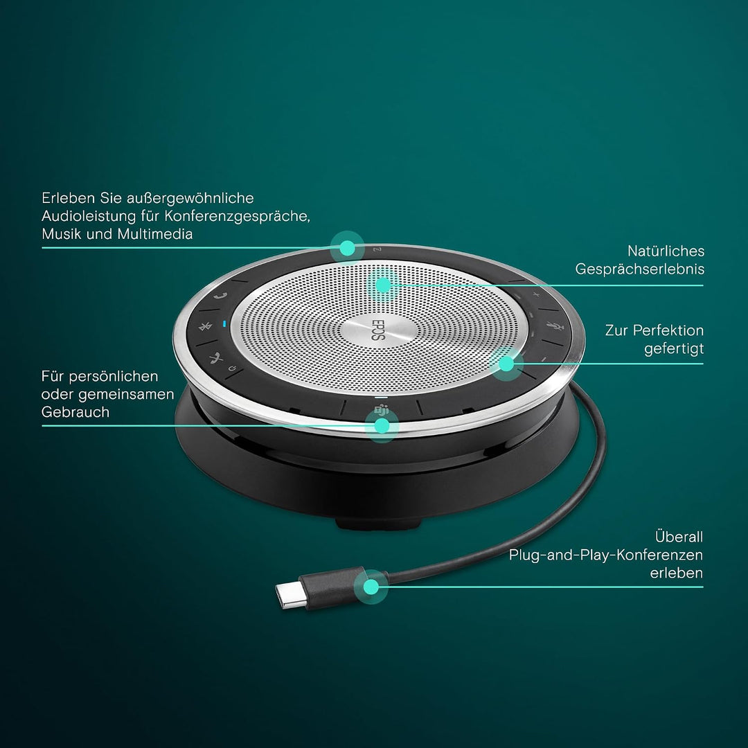 Sennheiser Epos SP 30T Bluetooth-Speakerphone Single, Single