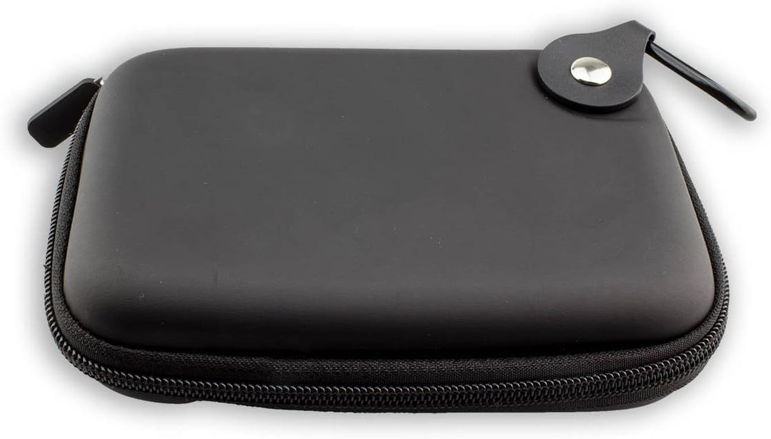 GPS-Tasche für Tomtom GO Expert 6 – Hardcase mit Gummizug & Zubehörfach – stossfest & ideal für unte