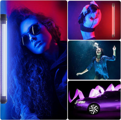 LUXCEO P7RGB LED Videoleuchte Lichtstab Handheld Fotografie Licht 3000K-5750K,dimmbar,eingebauter 10