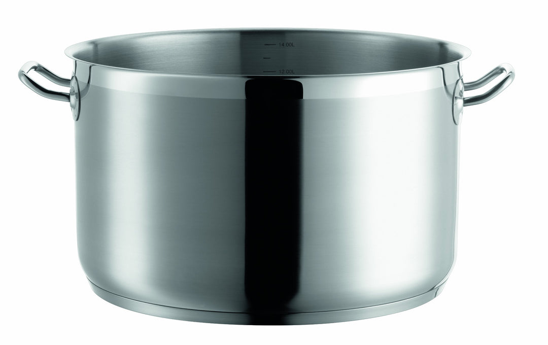 Mäser, Serie Professional, Fleischtopf 32 cm, Topf aus hochwertigem Edelstahl 18/10, Induktion, Lite