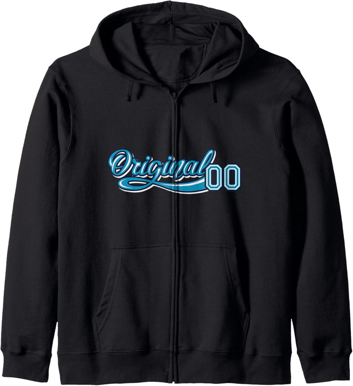 Original 00 Est 2000 Geschenk zum 20. Geburtstag Kapuzenjacke