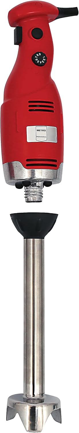 METRO Professional Stabmixer GSM1015D, 250W / 230V, 19 cm abnehmbarer Mixstab, rot, 15 L