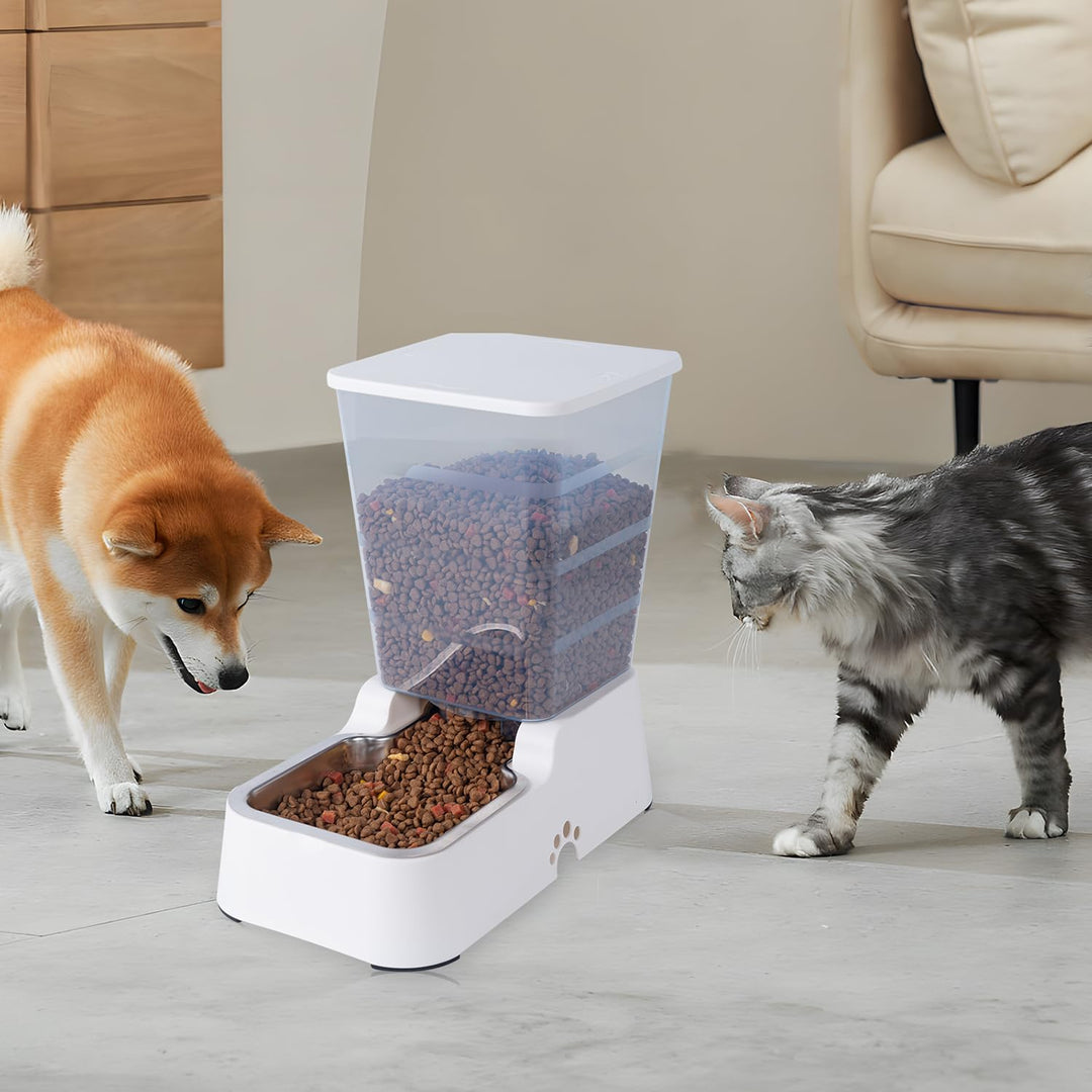 5L Automatischer Hundefutterspender und Hundewasserspender Katzenfutterspender und Katzenwasserspend