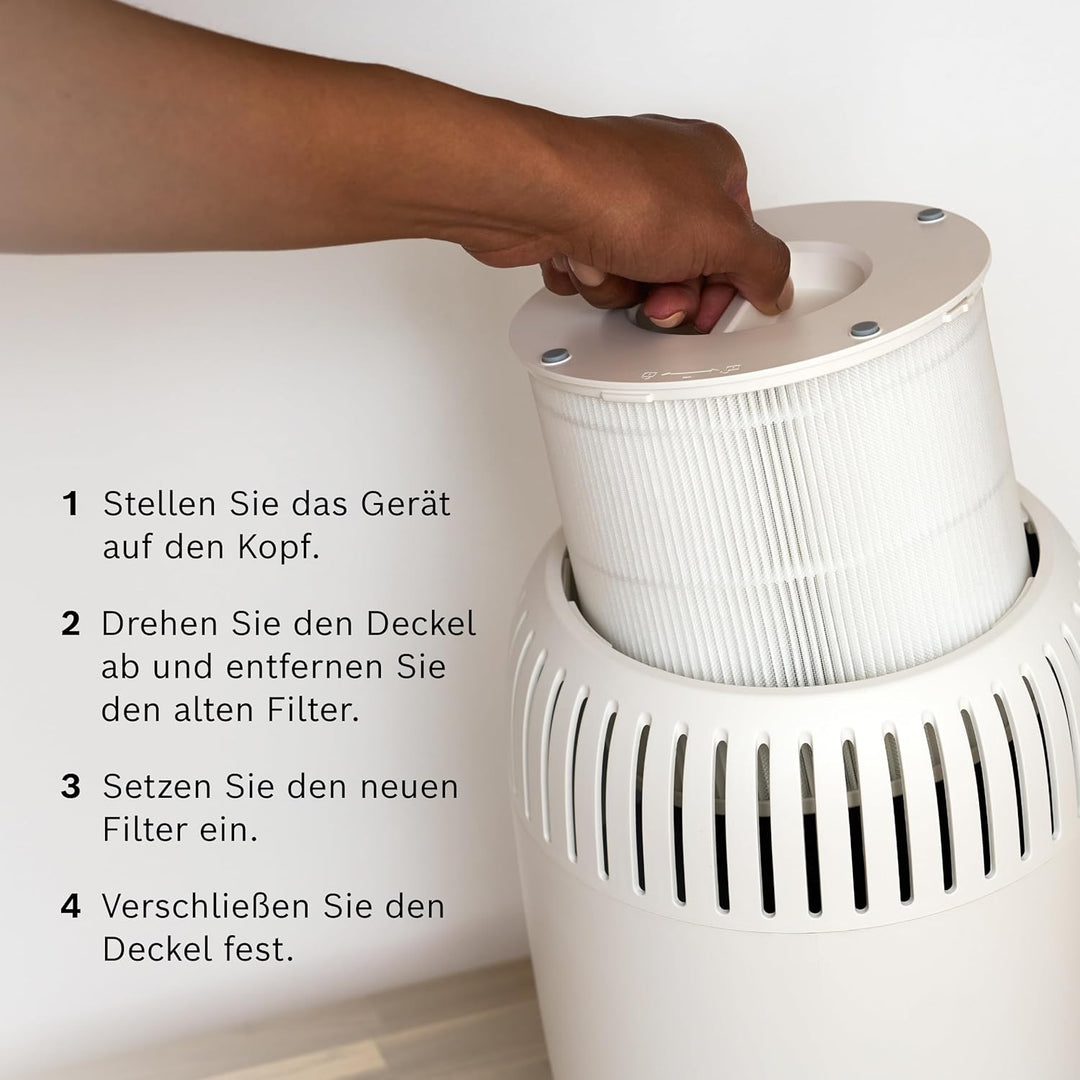 Bosch Original Air 1000 Filter für Luftreiniger - Ersatzfilter mit HEPA Filterschicht - 3-in-1, mit
