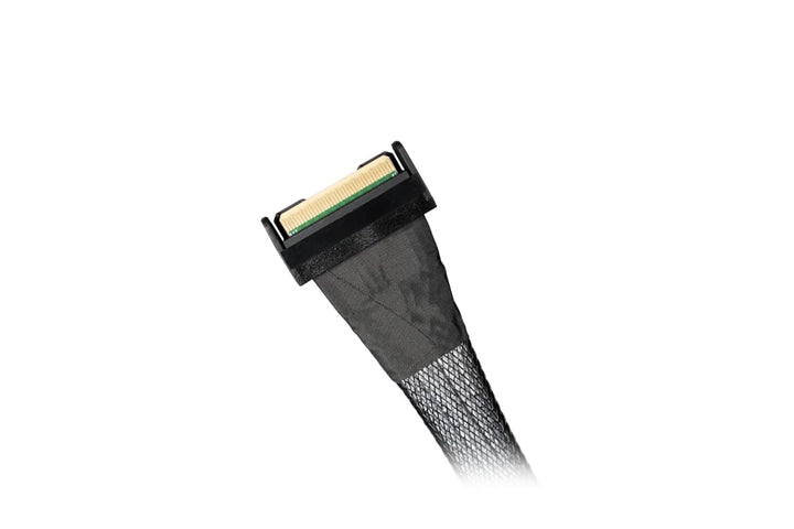 ICY DOCK MB413L-B Datenkabel - 1x MCIO 8i SFF-TA-1016 zu 2x MCIO 4i SFF-TA-1016 Länge 50cm PCIe 5.0