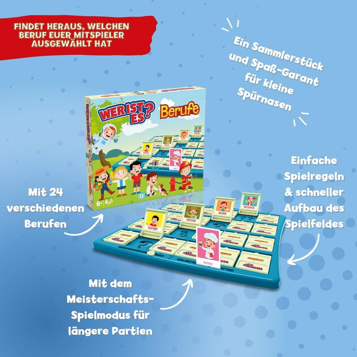 Winning Moves Wer ist es? Berufe Edition - Wer ist es Spiel Berufe Brettspiel für Kinder - Fanartike