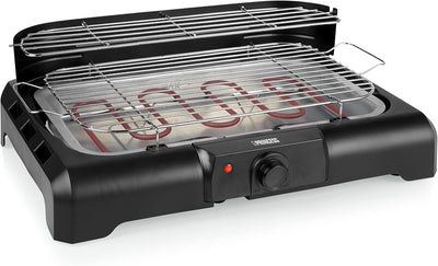 PRINCESS 01.112250.01.001 112250 Electric BBQ with side shelves Grill, Kunststoff, schwarz Elektrisc