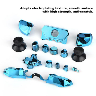 Tihebeyan Full Button Set für Xbox One, Ersatzknöpfe Trigger Button Set Ersatz Controller Mod für Mi