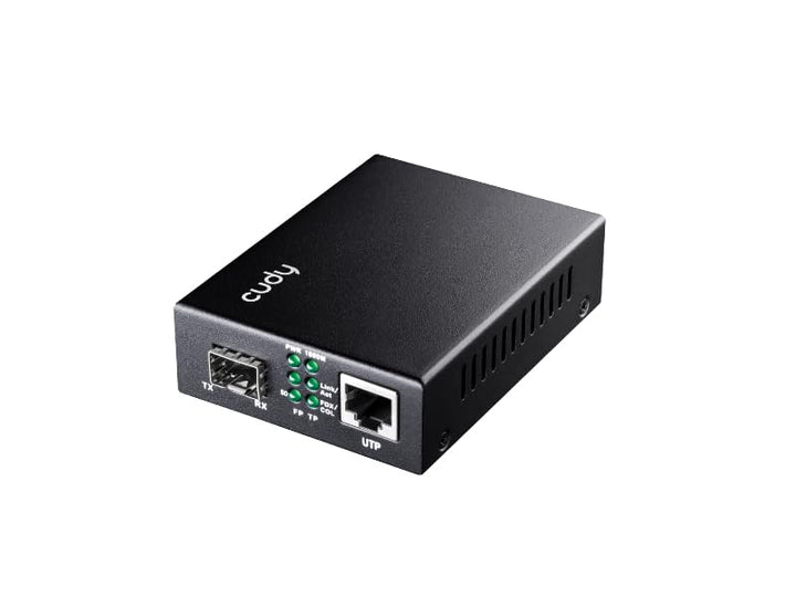 CUDY MC220P - 10/100/1000M Gigabit PoE+ Fiber Optic to RJ45 Konverter