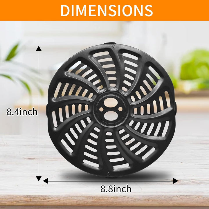 Air Fryer Zubehör, 4 Stück Ersatz Silikon Gummi Stossstange Teile Füsse Tabs Silikonspitzen Silikons